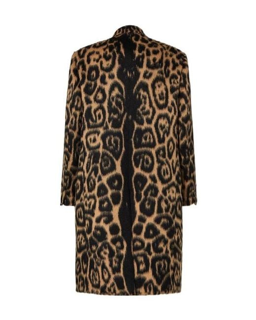 Fendi Multicolor Animal Printed Double Breasted Coat for men