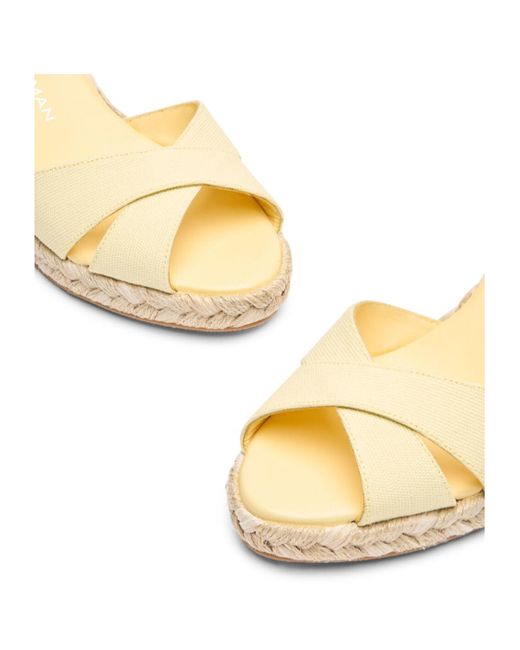 Stuart Weitzman Metallic Mirela Ii Espadrille Wedge