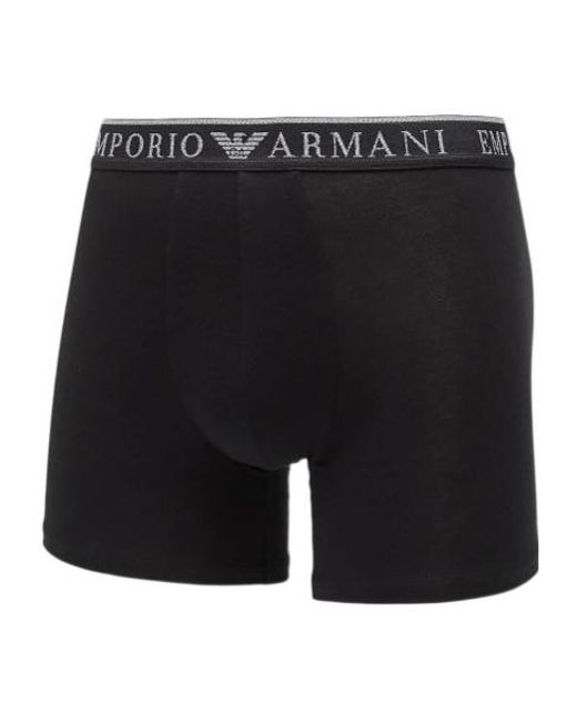 Emporio Armani Black Two-Pack Of Boxer Briefs for men