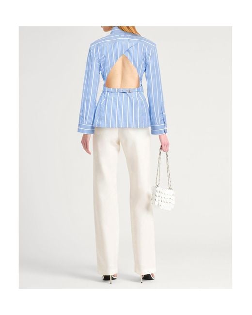 Jacquemus Blue Striped Shirts