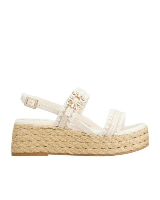 Roger Vivier White Wedge Crystal-Buckle Heeled Sandals