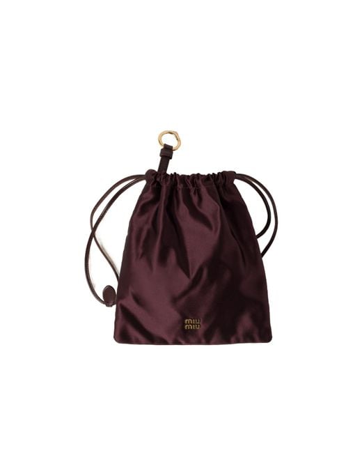 Miu Miu Red Duchesse Pouch