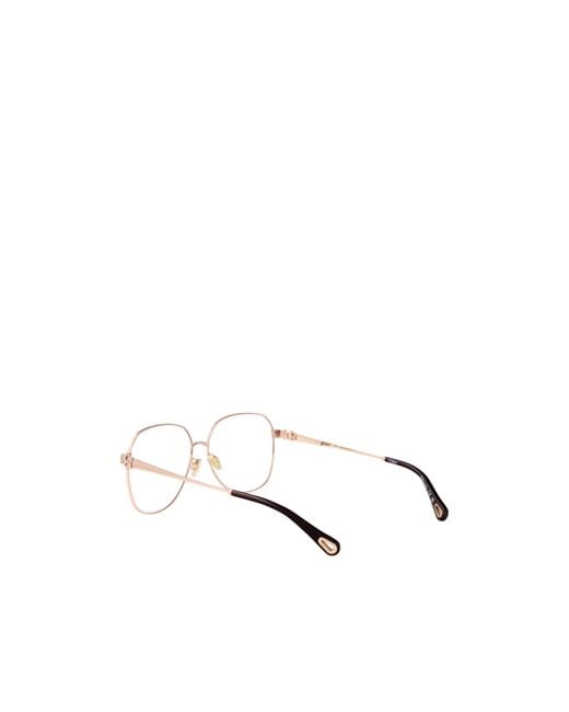 Chloé White Chloé Eyewear Cat-Eye Glasses