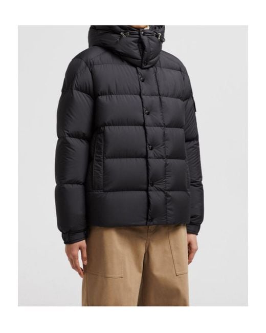 Moncler Black Maya 70 Hooded Short Puffer Jacket