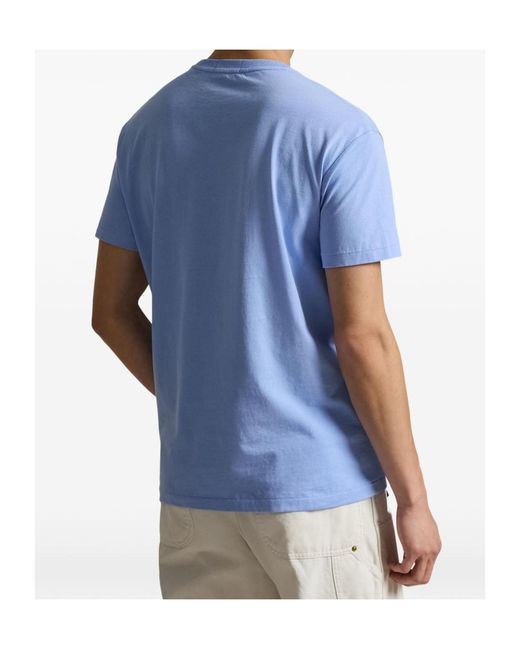 Polo Ralph Lauren Blue Short Sleeves Summer Bear T-Shirt for men