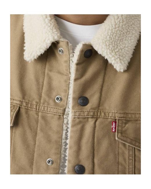 Levi's Natural Type Iii Sherpa Trucker Jacket for men