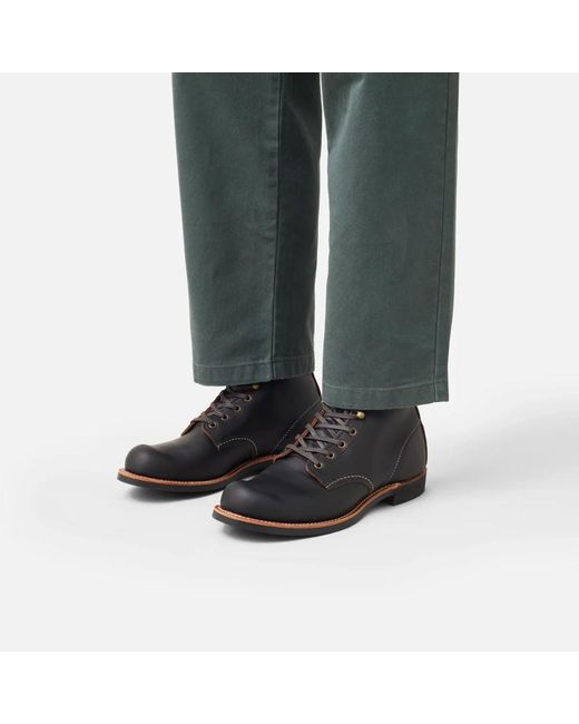 Red Wing Blacksmith Lace-Up Stitch-Detail Boots for men