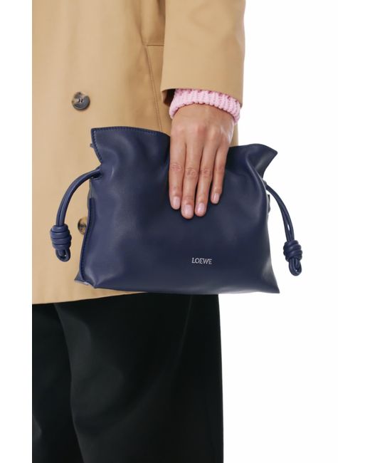 Loewe Blue Mini Flamenco Shoulder Bag
