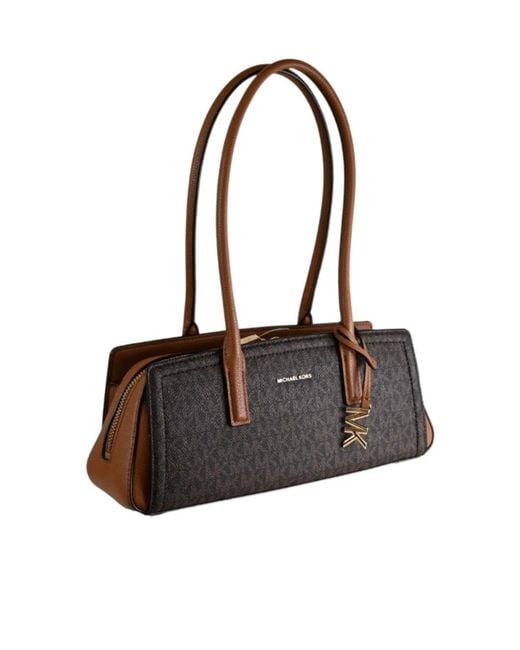 MICHAEL Michael Kors Black Logo Shoulder Tote Bag
