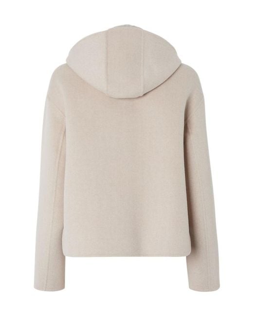 Fendi Natural Hooded Reversible Jacket