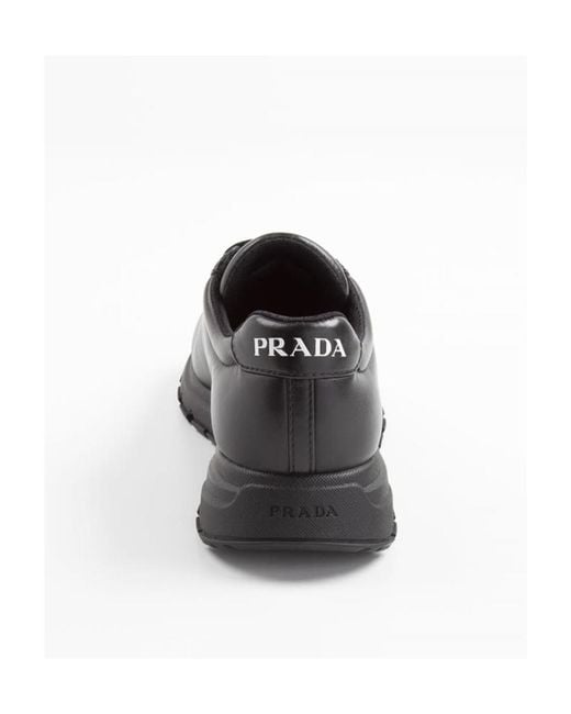Prada Black Logo Sneakers for men