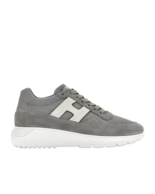 Hogan Gray Interactive 3 Sneakers for men