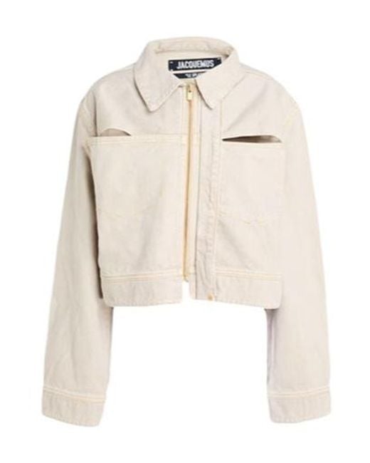 Jacquemus Natural Minimalist Long-Sleeve Jacket