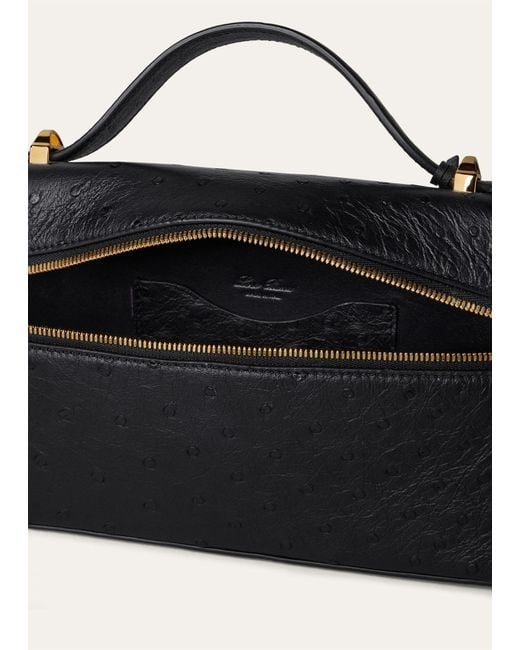 Loro Piana Black Extra Bag L23 Shoulder Bag