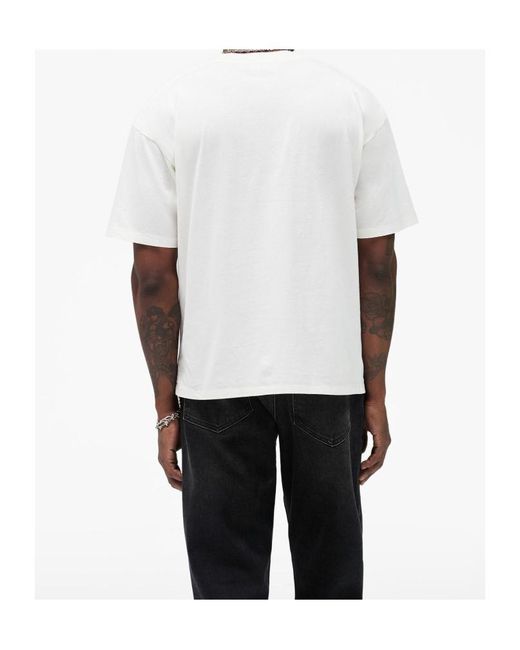 Represent White Western Logo T-Shirt for men