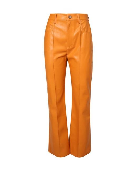 Nanushka Orange Horn Shaped Casual Pants