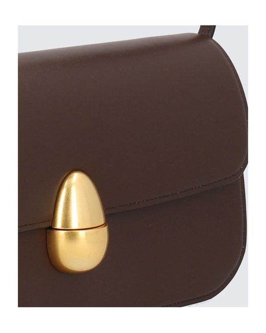 Neous Brown Phoenix Leather Baguette