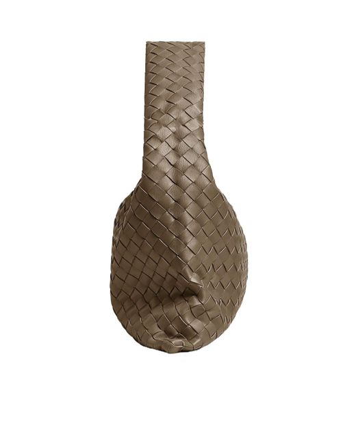 Bottega Veneta Brown Hop Small Shoulder Bag