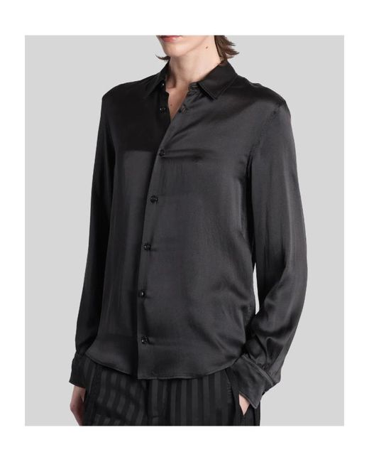 Ann Demeulemeester Gray Lais Shirt