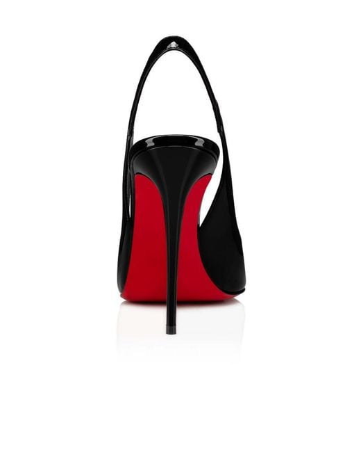 Christian Louboutin Black Hot Chick Slingback Pumps