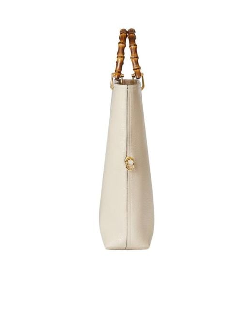 Gucci Natural Bamboo Large Reversible Tote Bag