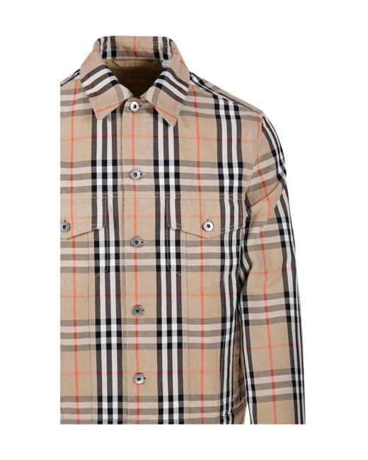 Burberry Multicolor Checked Long Sleeved Jacket for men