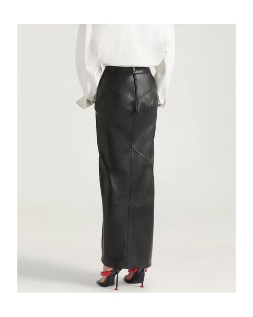 Givenchy Black Long Wrapped Skirt
