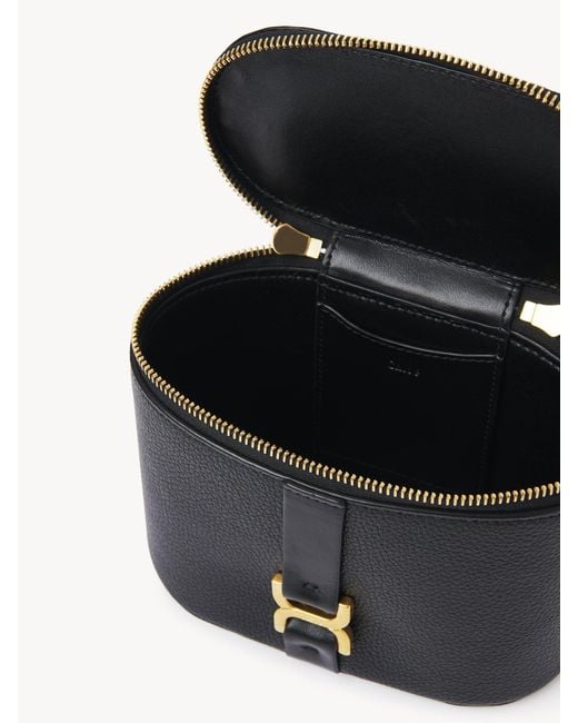 Chloé Black Chloé Marcie Zip-Up Mini Crossbody Bag