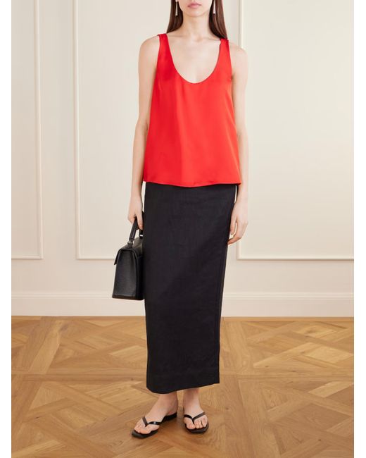 Rohe Red Sleeveless Vest