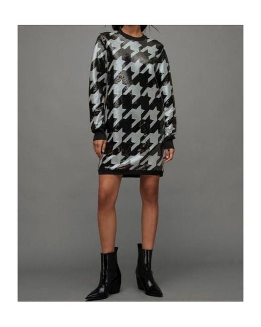 AllSaints Black Juela Toni Dress