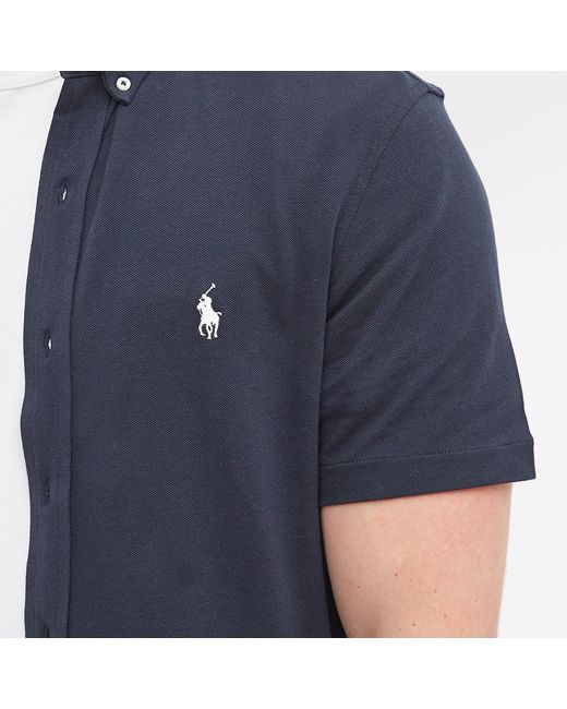Polo Ralph Lauren Blue Classic Pique Shirt for men