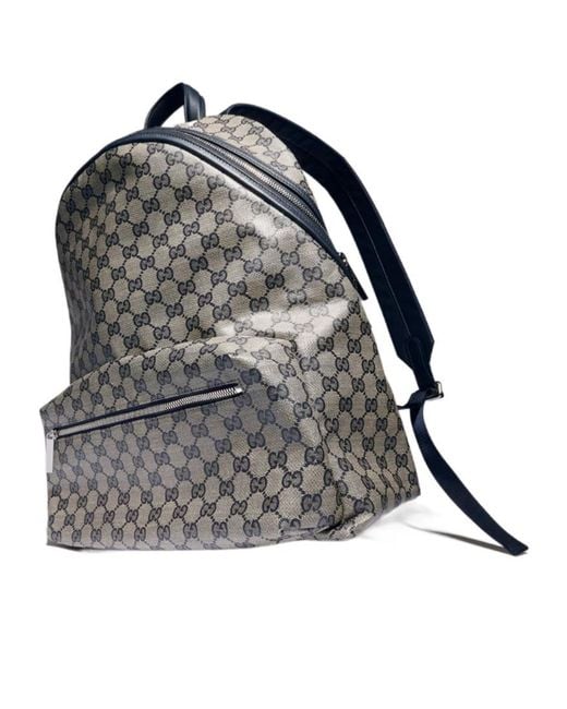Gucci Gray Essence Classic Medium Backpack for men