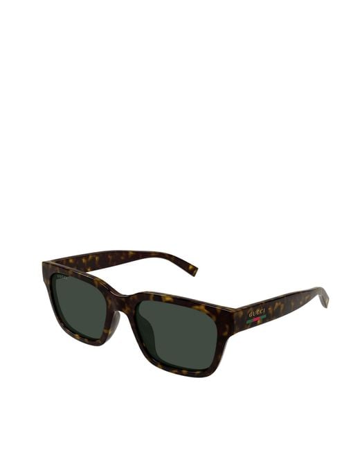 Gucci Black Eyewear Square Frame Sunglasses for men