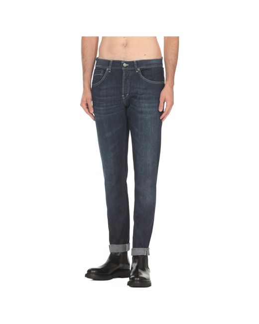 Dondup Blue Slim Fit Jeans for men