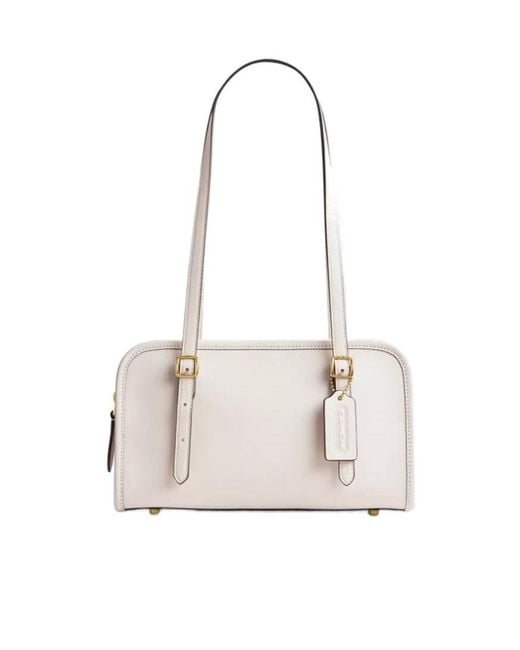 COACH White Swing Zip Bag