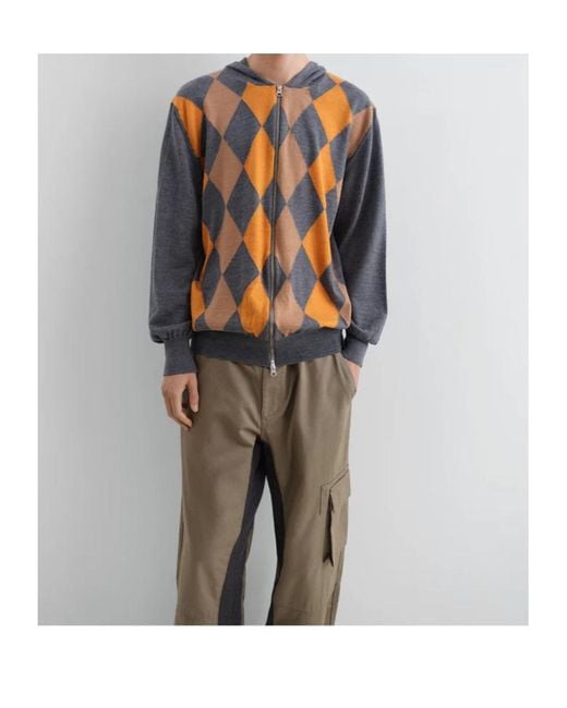GIMAGUAS Blue Long-Sleeved Zip-Up Jacket for men
