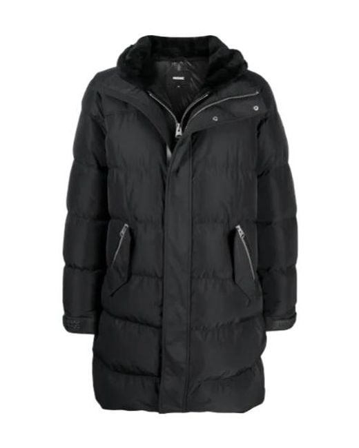 Mackage Black Long-Sleeved Down Jacket for men