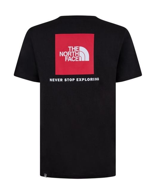 The North Face Black Mena??S Redbox T-Shirt for men