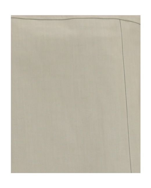 Rier Natural Wrap Design A-Line Skirt