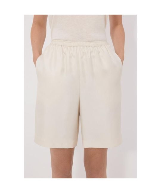 Loulou de Saison White Zinia Lds Shorts