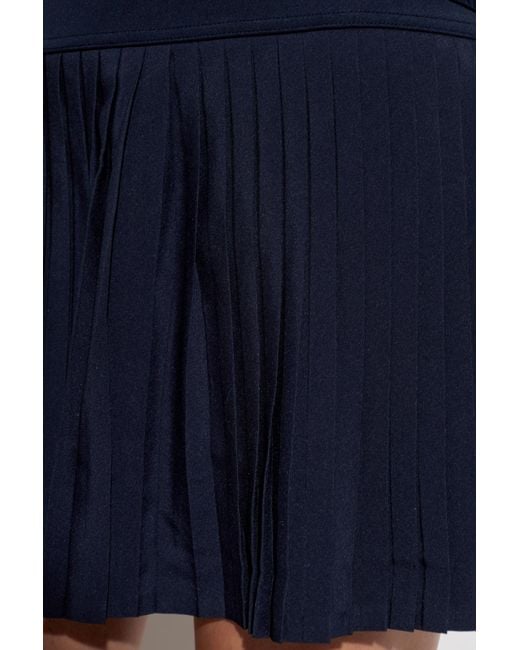 MICHAEL Michael Kors Blue Pleated Mini Skirt