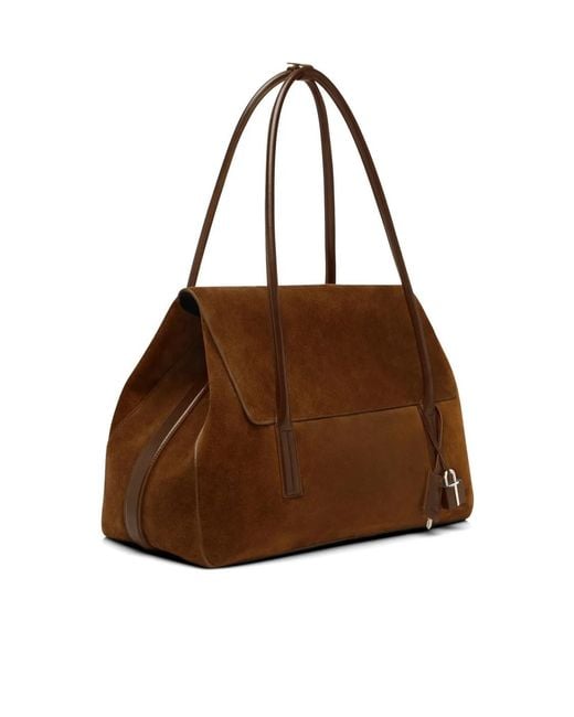 Tom Ford Brown Large Eclipse Tote Bag