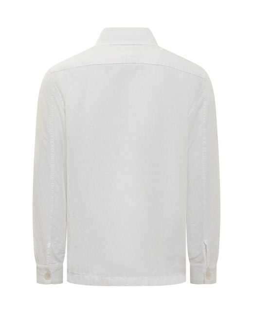 Boss White Lapel Casual Jacket for men