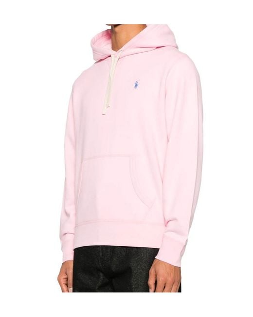 Polo Ralph Lauren Pink The Rl Fleece Hoodie for men