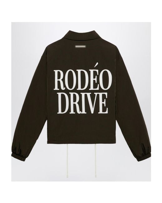 1989 STUDIO Black Long-Sleeved Collared Casual Jacket for men