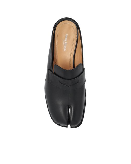 Maison Margiela Black Tabi Toe Slip-On Mules