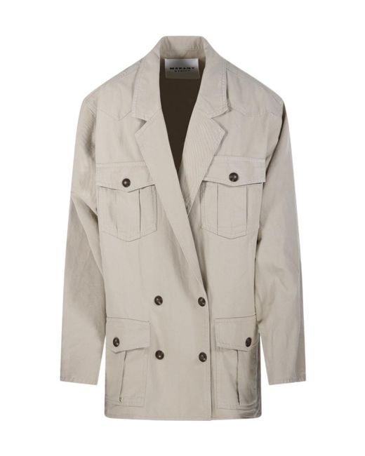 Isabel Marant Women's Natural Long Sleeve Jacket