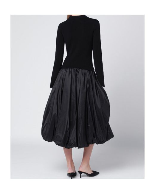 Jonathan Simkhai Black Kenlie Midi Dress
