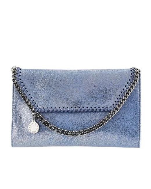 Stella McCartney Blue Chain Shoulder Bag
