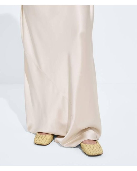 Bottega Veneta Natural Charlotte Ballerina